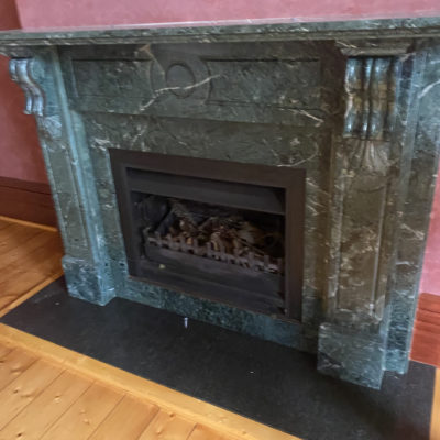 Green Marble Fireplace Surround 1775mm wide x 1205mm high, t7